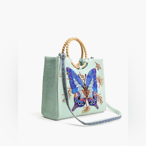 805. BUTTERFLY TOTE BAG - Picture 3 of 5